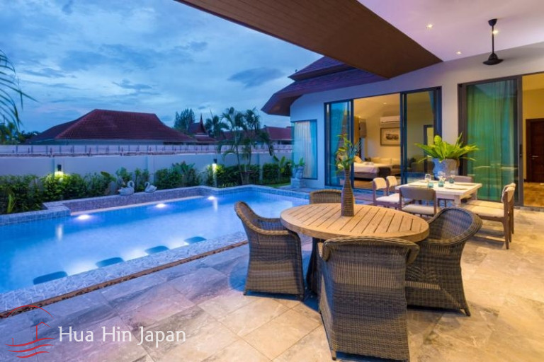 Top Quality Tropical Modern Design Pool Villa near Black Mountain Golf for Sale in Hua Hin (Off plan, fully furnished) - Hua Hin - photo 12