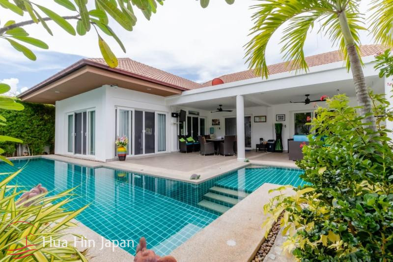 Beautiful 3 Bedroom Pool Villa in Popular Orchid Palm Development on Soi 88 - Hua Hin, Thailand