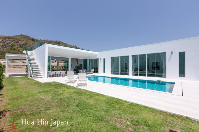 Ultra Modern Design 4 BDRM Pool Villa with Sea View (some plots) - Hua Hin, Thailand
