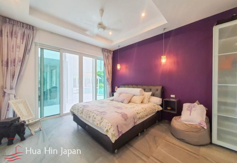 Super Modern 4 Bedroom Pool Villa on 1 Rai Land near the Town (Completed, Fully Furnished) - Hua Hin - photo 9