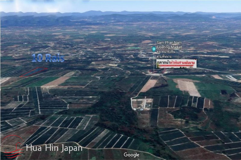 10 Rai Very Close to Sampannam Floting Market in Soi Hua Hin 112 - Hua Hin - photo 2