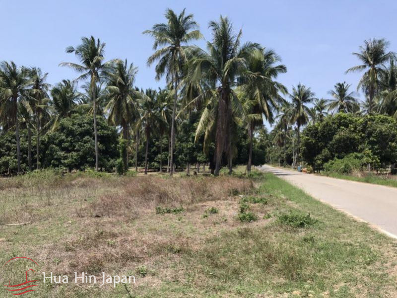 3 Rai Land only 800 meter from Dolphin Bay Beach - Hua Hin, Thailand