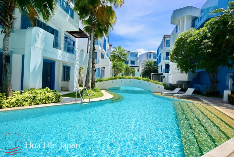Duplex 3 Bedroom Unit inside Exclusive Beachfront Condominium Near Palm Hills Golf - Hua Hin, Thailand