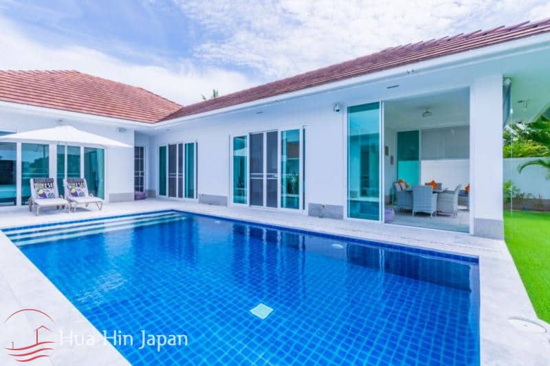 Modern Design 3 Bedrooms Pool Villa Off Soi 88 (Completed, Fully Furnished) - Hua Hin, Thailand