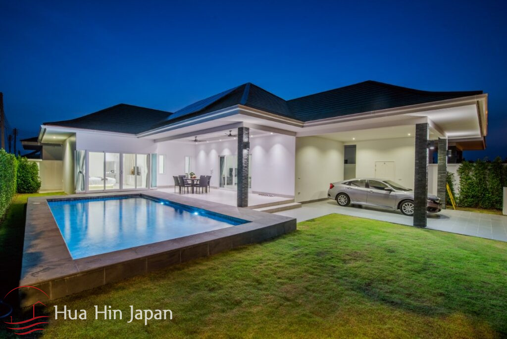 Top Quality 3 Bedroom Pool Villa by Reputable Developer off Soi 112 for Sale (Off plan & under construction) - Hua Hin, Thailand