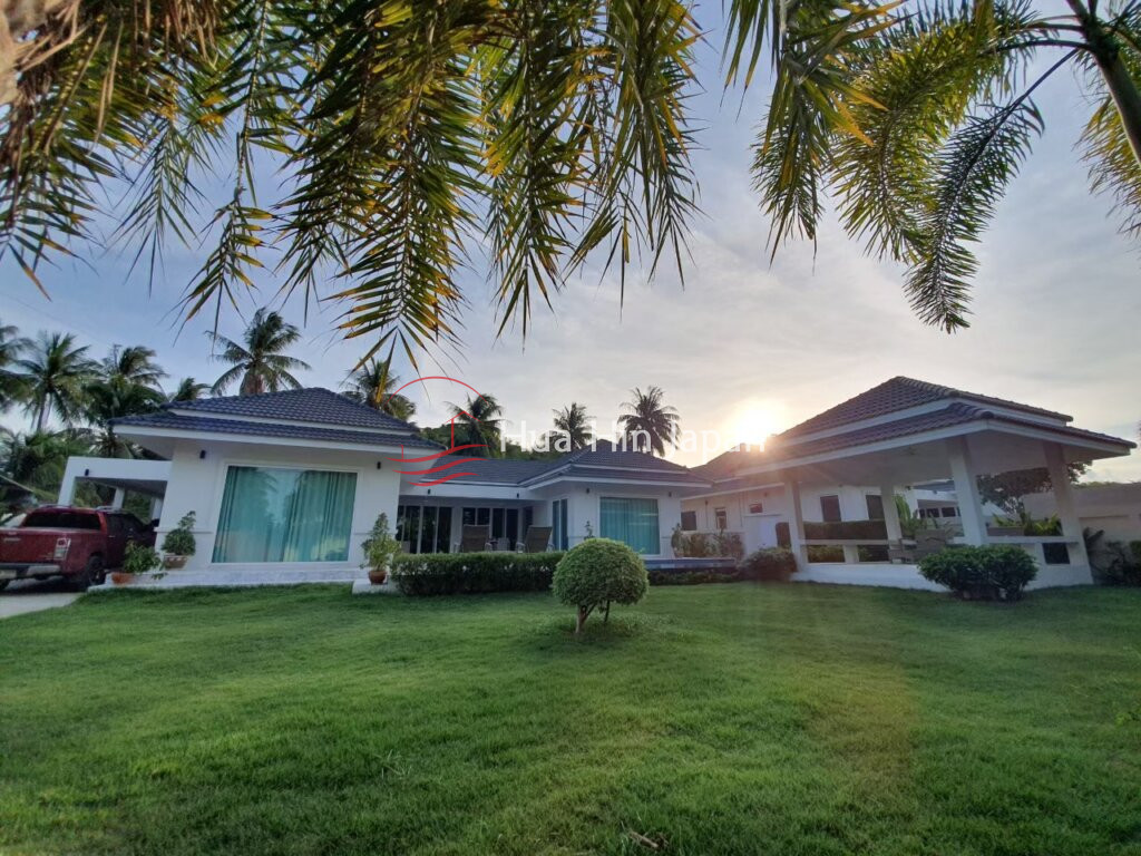Quality 4 Bedroom Pool Villa, 800 m from Dolphin Bay Beach for Sale (Off Plan) - Pranburi, Thailand