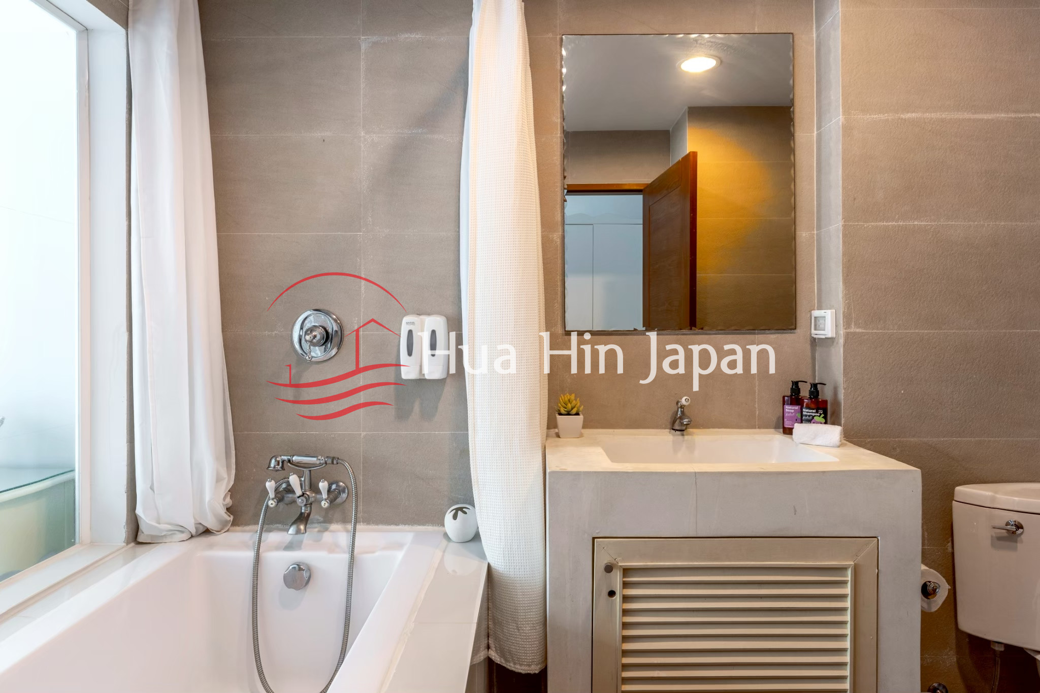2 Bedroom Pool View Condo kitchen bathroom