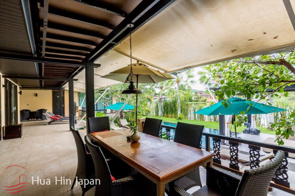 A Large, Lake Facing Balinese Style 3 Bedroom Pool Villa in Khao Takiab Area (Completed, Fully Furnished) - Khao Takiab - photo 2