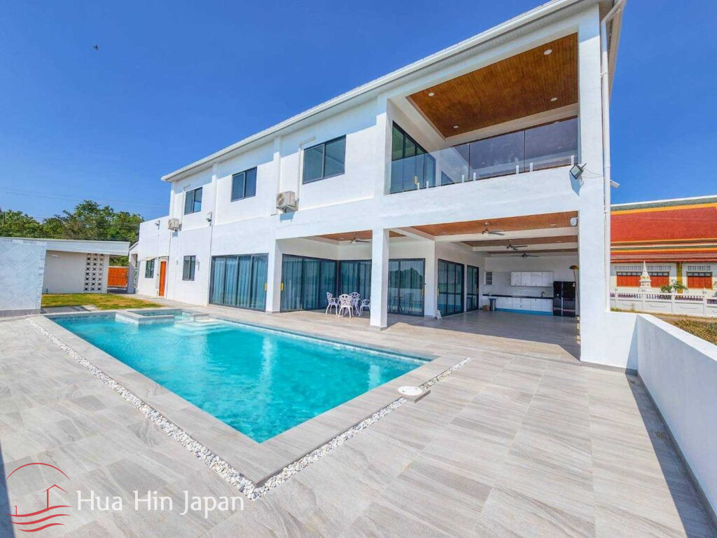 Newly Completed Modern 5 Bedroom Pool Villa with Great View, 15 min South of Hua Hin - Khao Tao, Thailand