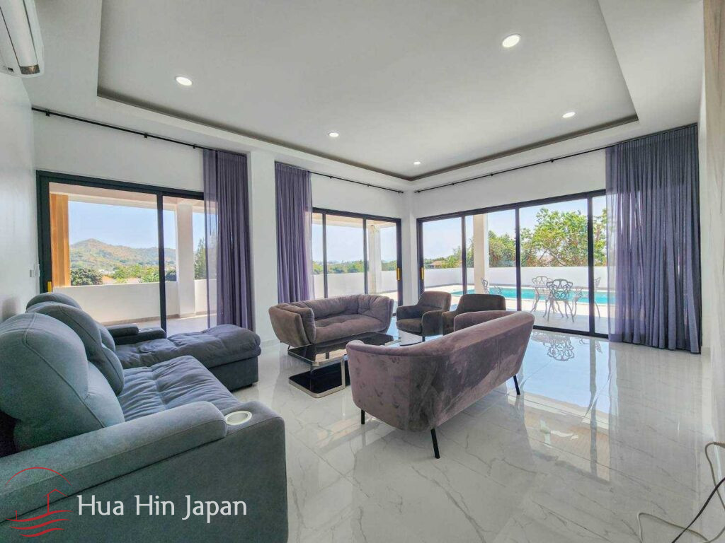 Newly Completed Modern 5 Bedroom Pool Villa with Great View, 15 min South of Hua Hin - Khao Tao - photo 8