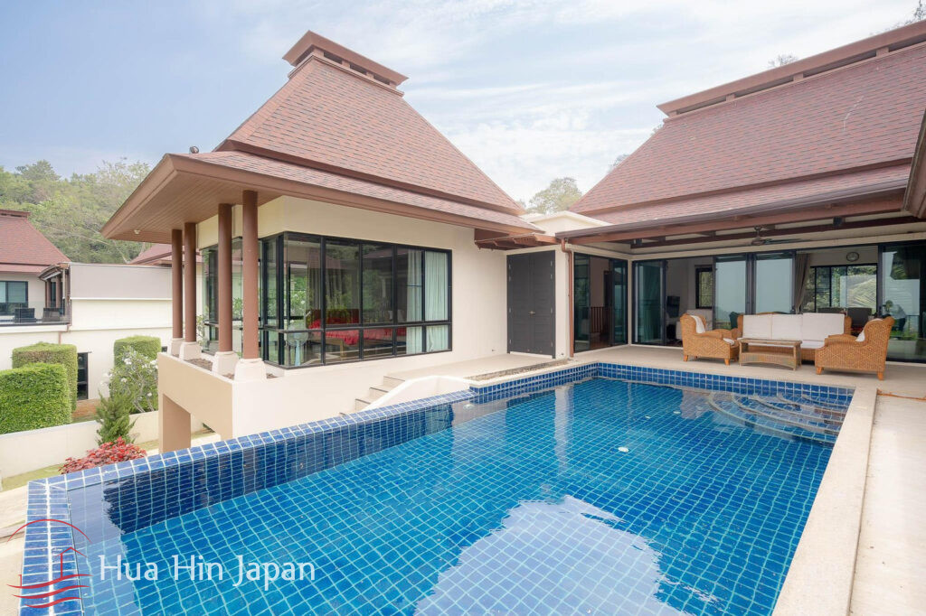 A Large Sea View 4 Bedroom Balinese Pool Villa with Theater at Popular Panorama Project (Completed and Furnished) - Khao Tao - photo 5