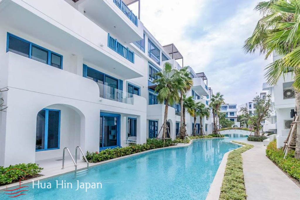 The Crest Santora 2 bedroom condo with direct pool access (completed, furnished) - Hin Lek Fai, Thailand
