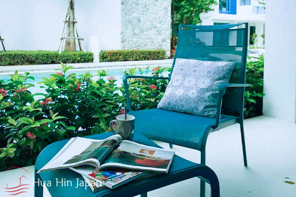 The Crest Santora 2 bedroom condo with direct pool access (completed, furnished) - Hin Lek Fai - photo 2