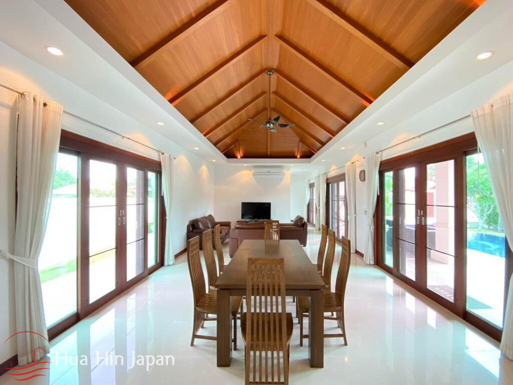 Thai – Bali Style 3 Bedroom Pool Villa In Popular Hillside Hamlet (Completed, Fully Furnished) - Hua Hin - photo 9