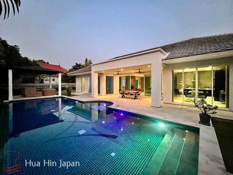 Modern Design Executive Pool Villa for Sale in Prestigious Baan Ing Phu Project near Black Mountain Golf Hua Hin - Hua Hin, Thailand