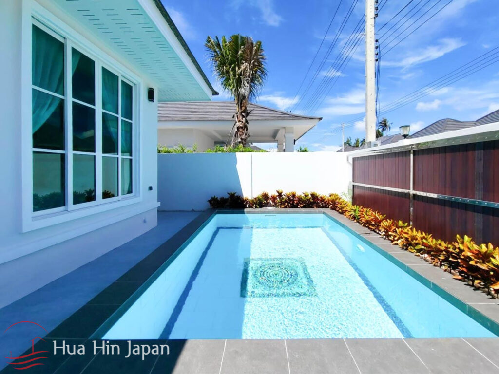 off plan pool villas