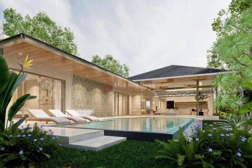 Spacious Modern Asian-Inspired 3-Bedroom Luxury Pool Villa Near Pineapple Valley Golf Course, Hua Hin (Off-Plan) - Hua Hin, Thailand