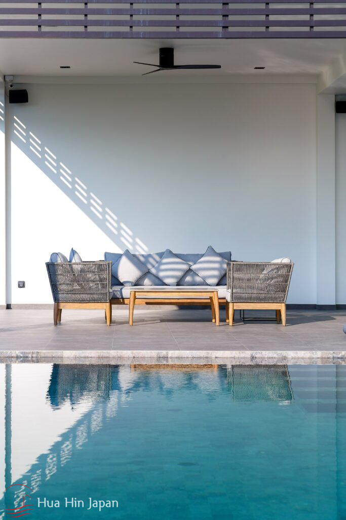 Contemporary Design 3 Bedroom Pool Villa With Mountain View for Sale Near Sai Noi Beach Hua Hin (Completed, Fully Furnished) - Hua Hin - photo 16