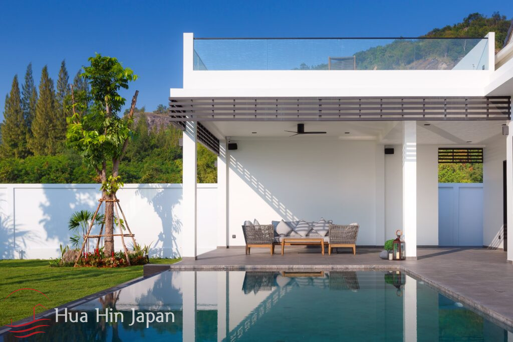 Contemporary Design 3 Bedroom Pool Villa With Mountain View for Sale Near Sai Noi Beach Hua Hin (Completed, Fully Furnished) - Hua Hin - photo 15