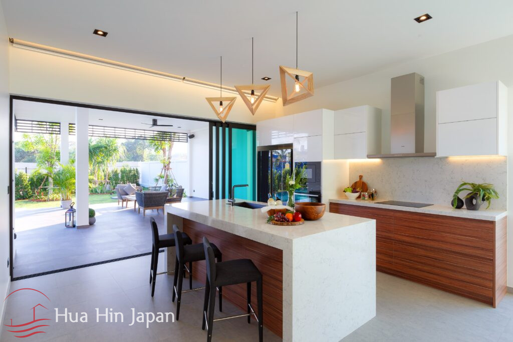 Contemporary Design 3 Bedroom Pool Villa With Mountain View for Sale Near Sai Noi Beach Hua Hin (Completed, Fully Furnished) - Hua Hin - photo 6