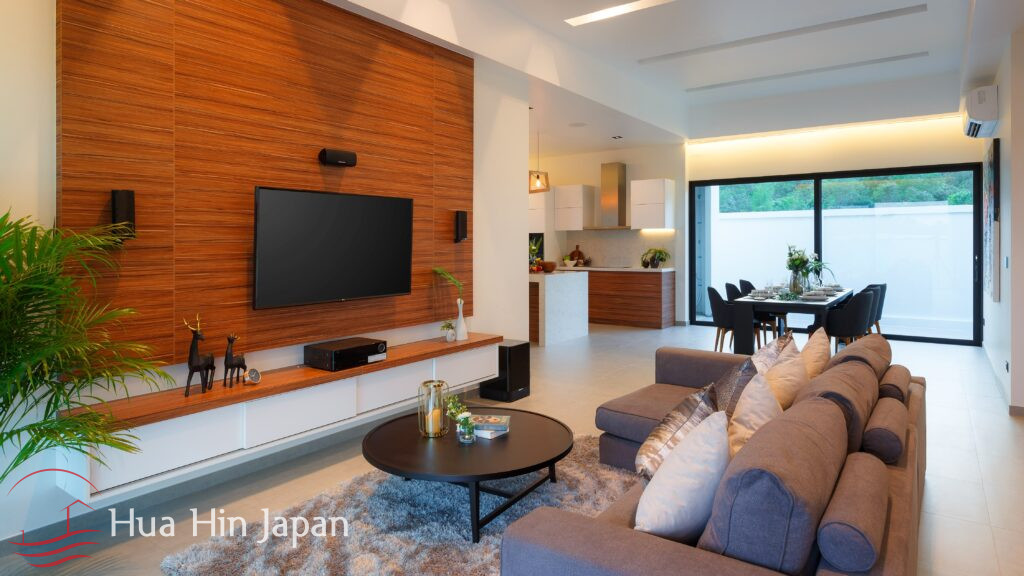 Contemporary Design 3 Bedroom Pool Villa With Mountain View for Sale Near Sai Noi Beach Hua Hin (Completed, Fully Furnished) - Hua Hin - photo 2