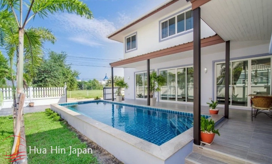 Great Location! 4 Bedroom House with Private Pool for Sale in Soi 102 Hua Hin, Near Bluport (Fully Furnished)