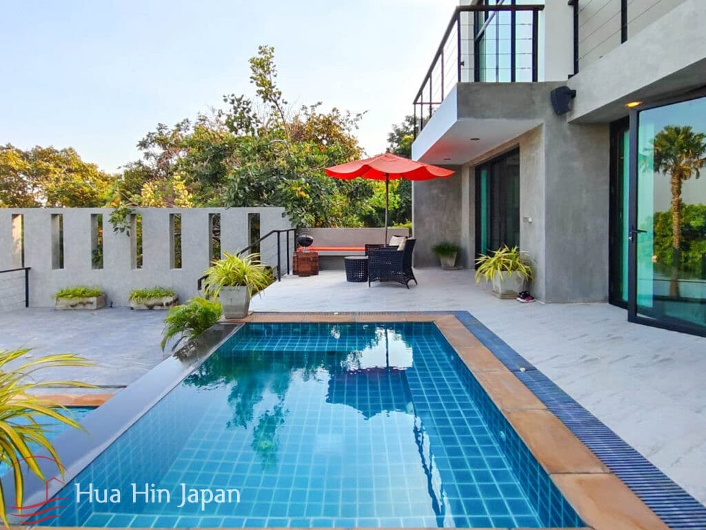 Huge Price Reduction! Bauhaus Inspired 3-Bedroom Pool Villa with Breathtaking Sea &amp; Mountain Views Near Sai Noi Beach, Hua Hin (Fully Furnished) - Khao Tao - photo 4