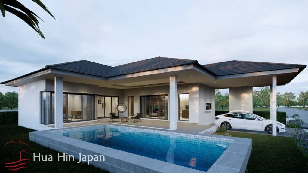 Top Quality 2 Bedroom Pool Villa Close to Hua Hin Center for Sale (Off-Plan) - Hin Lek Fai, Thailand