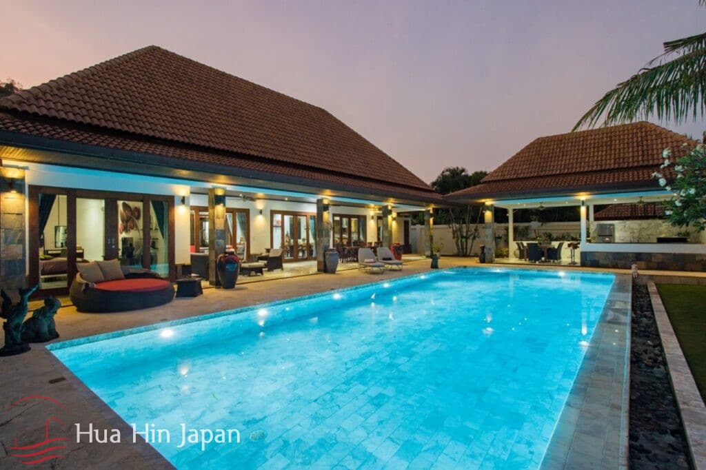 6 Bedroom Balinese Design Mansion With Mountain View Near Khao Kalok Beach For Sale (Fully Furnished, Ready To Move In) - Hua Hin, Thailand