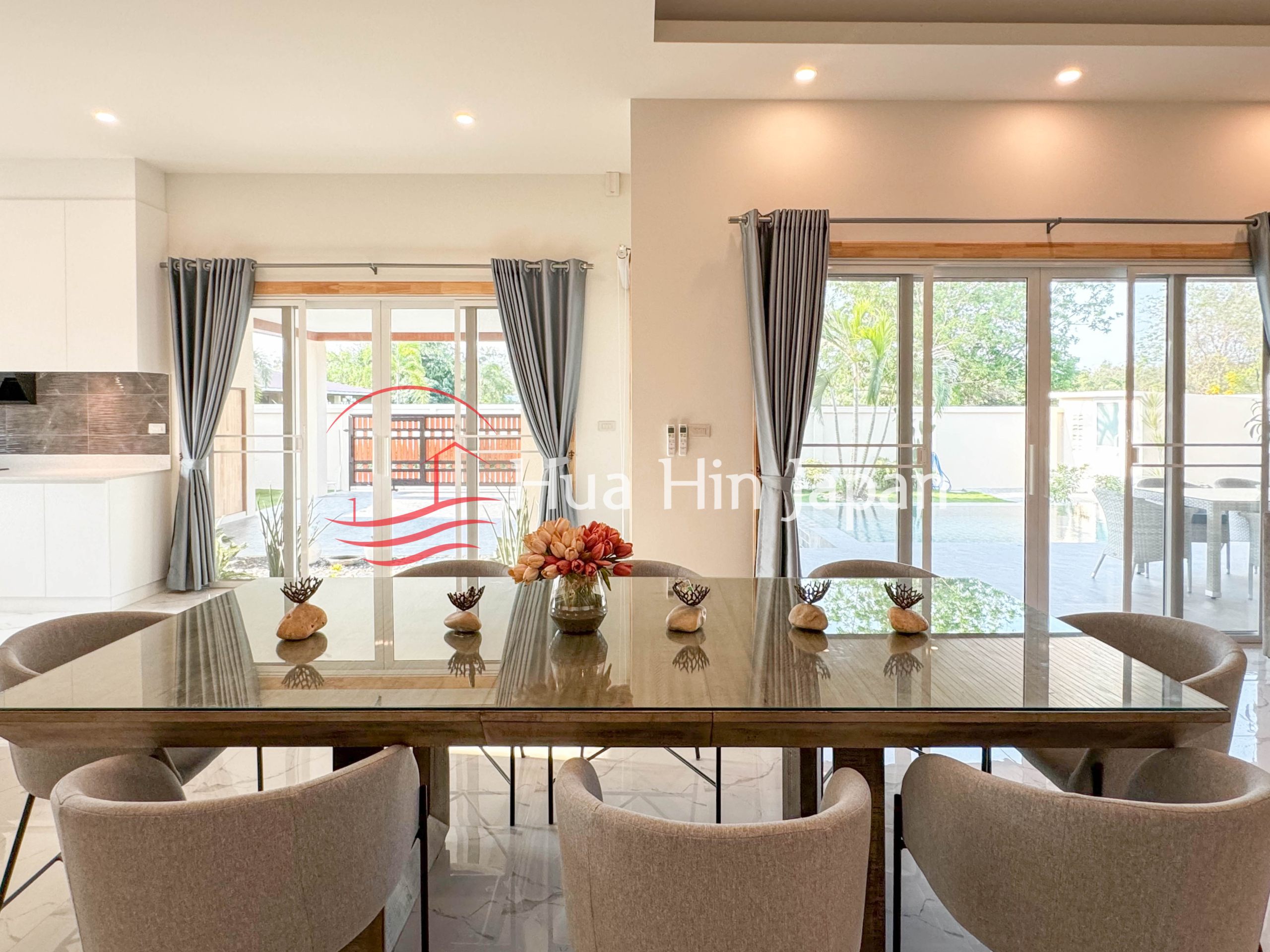 Top Quality 3 Bedroom Bali Style Pool Villa Only 10 Min From Downtown - Pranburi - photo 6