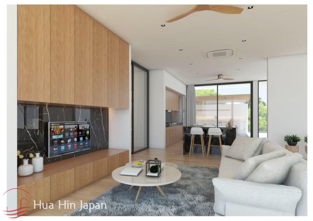 New Modern 2-Story 4 Bedroom Pool Villa, Steps from Pak Nam Pran Beach (Off Plan) - Pranburi - photo 13