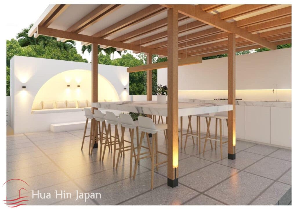 New Modern 2-Story 4 Bedroom Pool Villa, Steps from Pak Nam Pran Beach (Off Plan) - Pranburi - photo 7