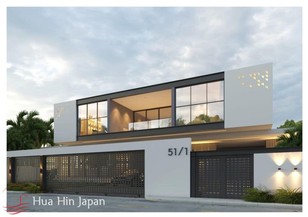 New Modern 2-Story 4 Bedroom Pool Villa, Steps from Pak Nam Pran Beach (Off Plan) - Pranburi - photo 2