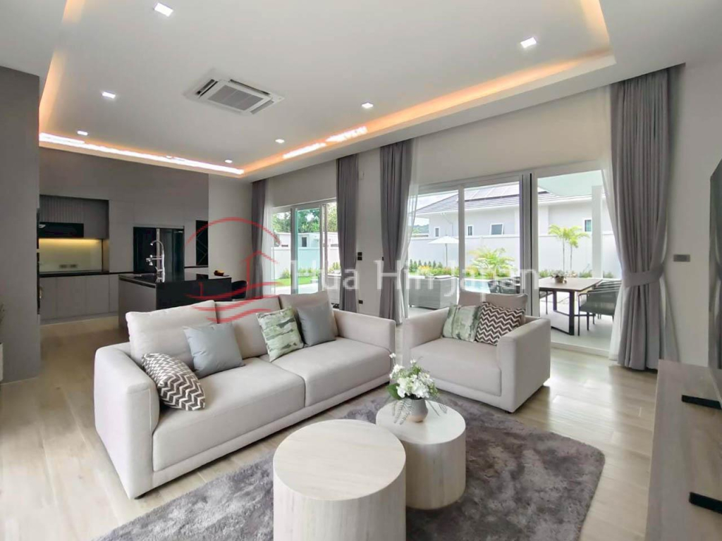 Top Quality 3 Bedroom Pool Villa Close To Hua Hin Center for Sale (Off-Plan and Under Construction) - Hin Lek Fai - photo 9