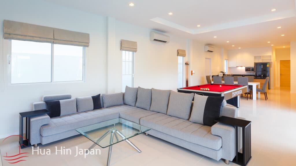 Contemporary 4 Bedroom Pool Villa with Stunning View from Roof Top Terrace for Sale in South of Hua Hin (fully furnished) - Khao Tao - photo 5