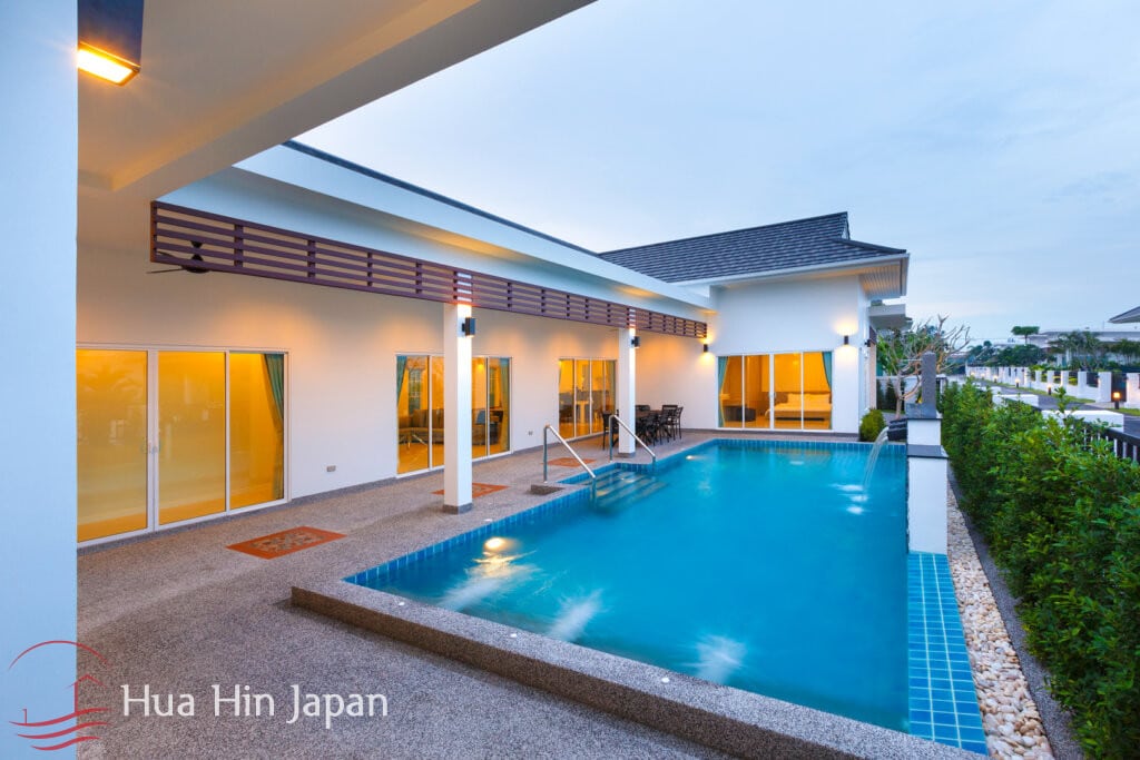 Contemporary 4 Bedroom Pool Villa with Stunning View from Roof Top Terrace for Sale in South of Hua Hin (fully furnished) - Khao Tao - photo 3