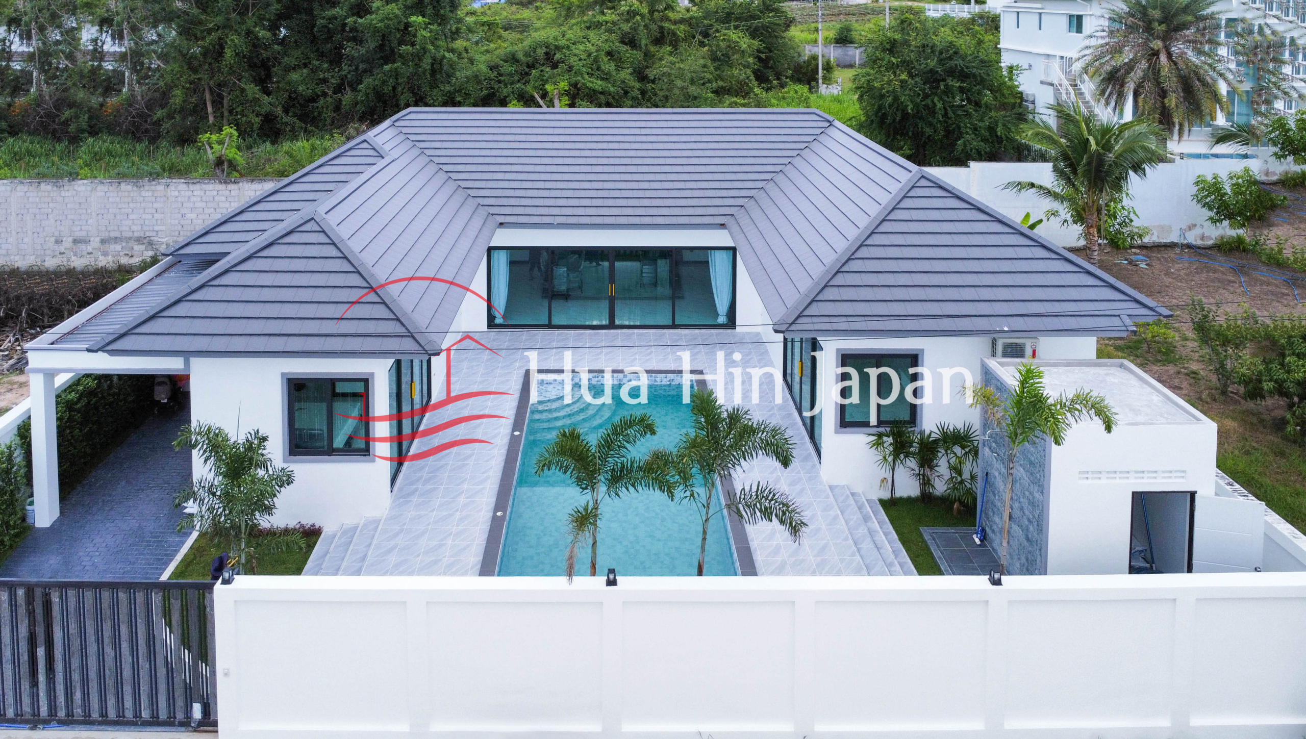 Prime Location! Contemporary 3-Bedroom Pool Villa 5km from Bluport Shopping Mall and Beach in Hua Hin (Off-plan & Unfurnished) - Hua Hin, Thailand