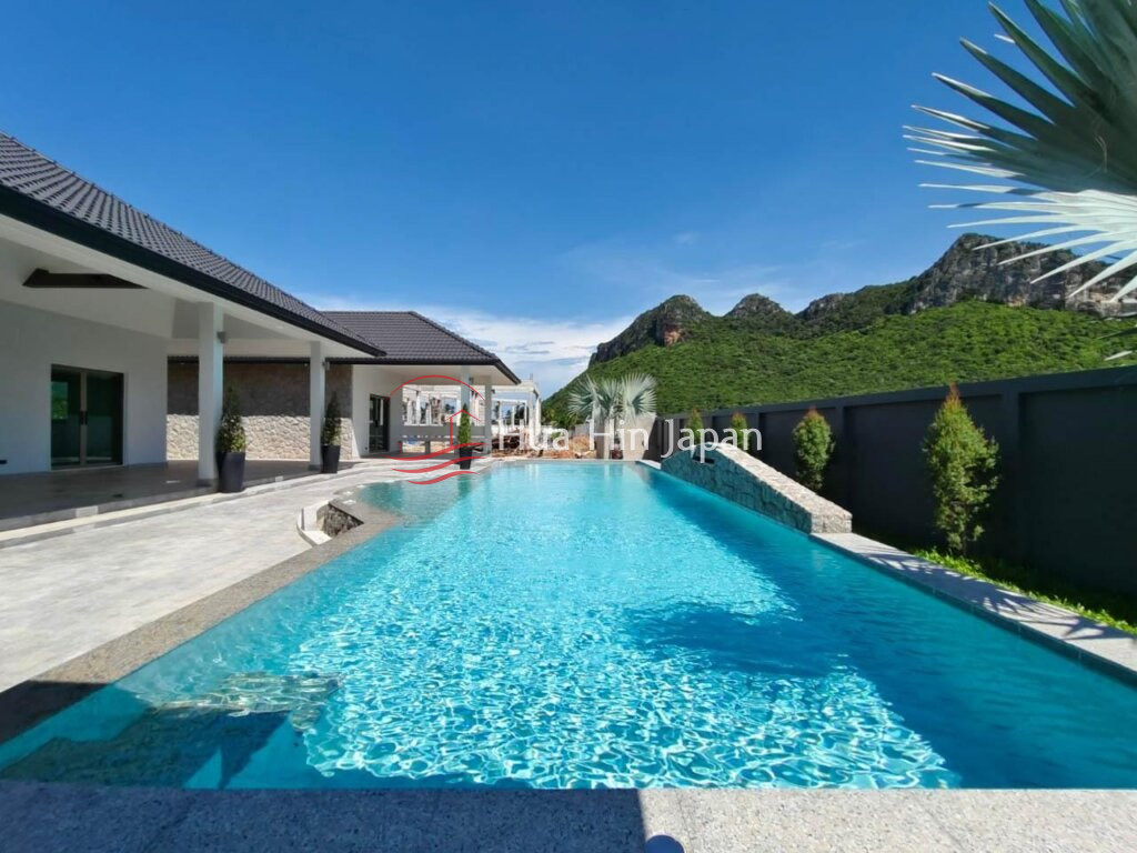 New 3 Bed 4 Bath Luxury Pool Villa – Near Dolphin Bay, Samroiyod - Hua Hin, Thailand