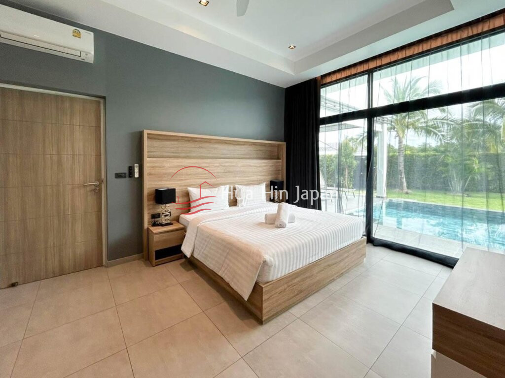 Contemporary Design 4 Bedroom Pool Villa With Mountain View for Sale Near Sai Noi Beach Hua Hin (Fully Furnished) - Hua Hin - photo 12
