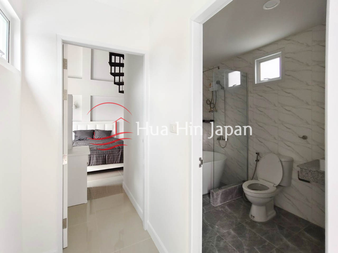 Scandinavian Style Pool Villa at Amazing Price near Black Mountain for Sale (off plan) - Hin Lek Fai - photo 9