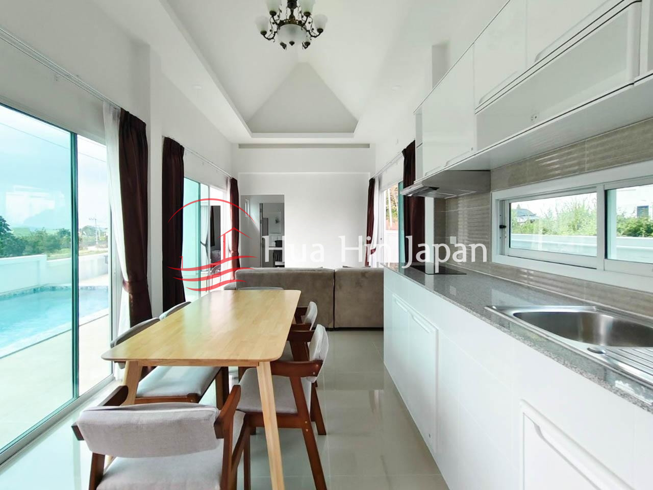 Scandinavian Style Pool Villa at Amazing Price near Black Mountain for Sale (off plan) - Hin Lek Fai - photo 6