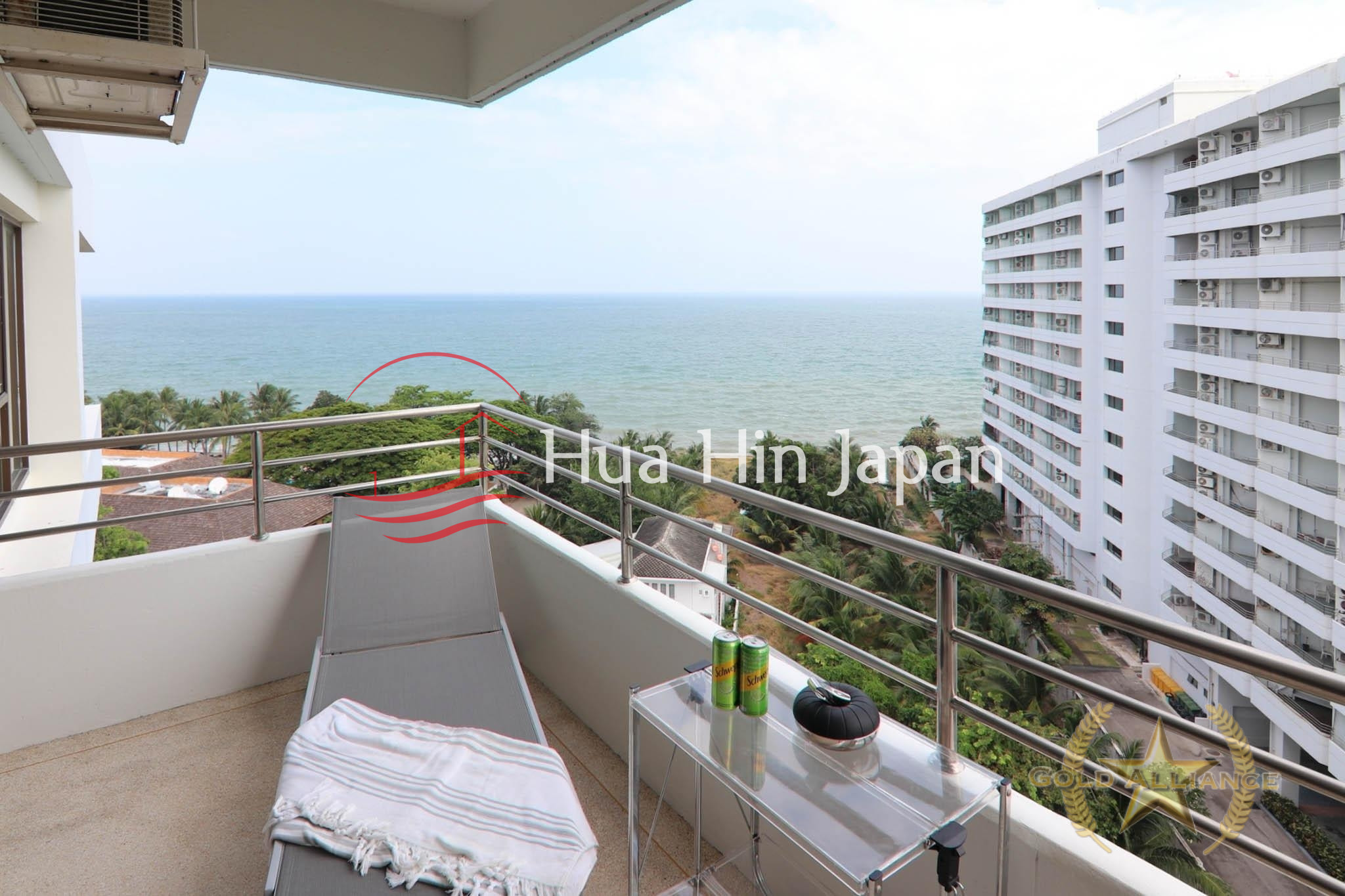Palm Pavilion Executive top floor condo with panoramic Seaview for sale Hua Hin - Hua Hin, Thailand