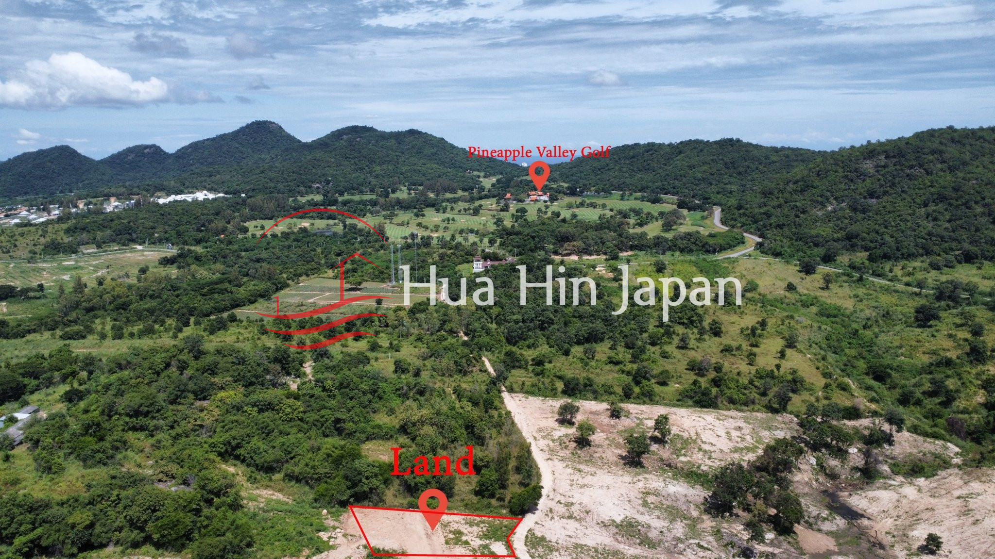 Amazing 948 sqm Land Plots – Near Pineapple Valley Golf Course - Hua Hin, Thailand