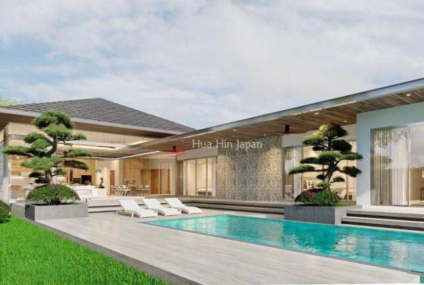 Spacious Modern Asian-Inspired 4-Bedroom Luxury Pool Villa Near Pineapple Valley Golf Course, Hua Hin (Off-Plan) - Hua Hin, Thailand