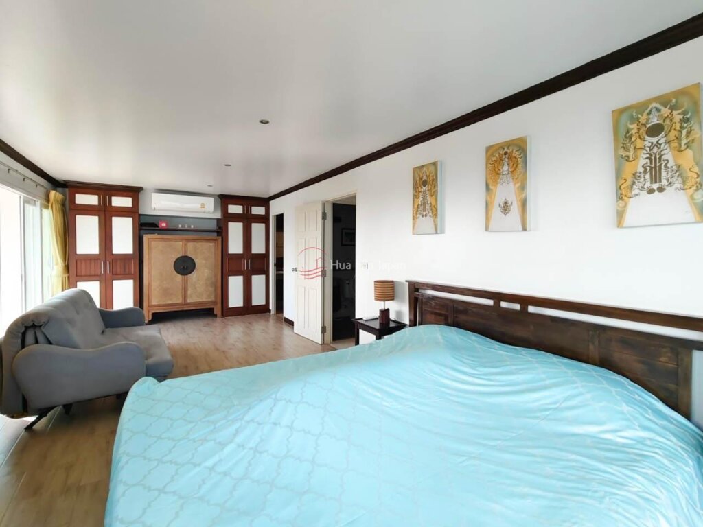 Spacious 3-Bedroom Beachfront Condo with Panoramic Sea Views for Rent in Baan Ruen Rom, Cha-Am (Fully Furnished) - Cha-Am - photo 8
