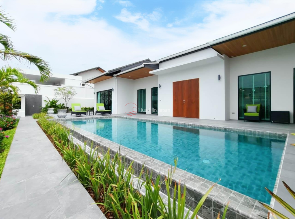Solid 3 Bedroom Tropical-Modern Style Pool Villa Close to Pineapple Valley Golf in Hua Hin for Rent (Fully Furnished) - Hua Hin - photo 14