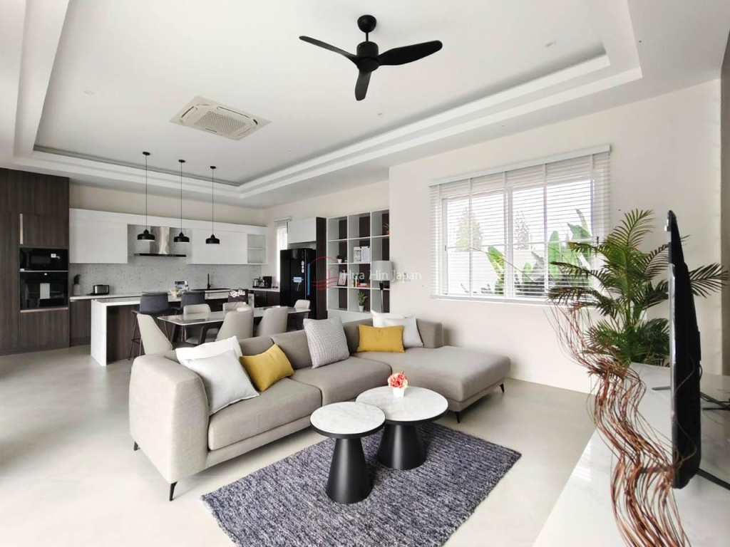 New 3-Bedroom Pool Villa for Sale, Fully Furnished, Near Soi 112, Hua Hin (Off Plan) - Hua Hin - photo 13
