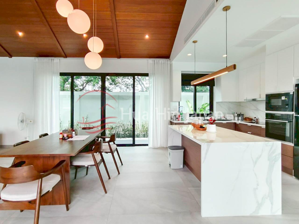 Very Solid Tropical-Modern Style 3 Bedroom  Pool Villa Close to Pineapple Valley Golf in Hua Hin for Rent (Completed in 2024, Fully Furnished) - Hua Hin - photo 8