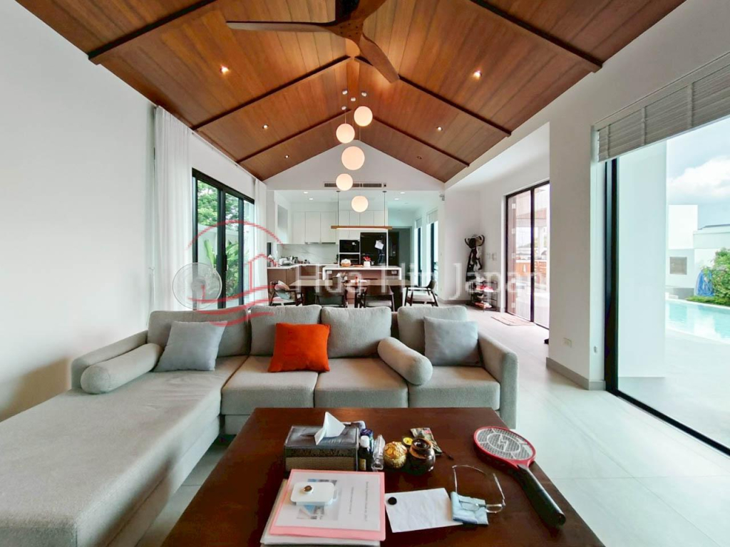 Very Solid Tropical-Modern Style 3 Bedroom  Pool Villa Close to Pineapple Valley Golf in Hua Hin for Rent (Completed in 2024, Fully Furnished) - Hua Hin - photo 4