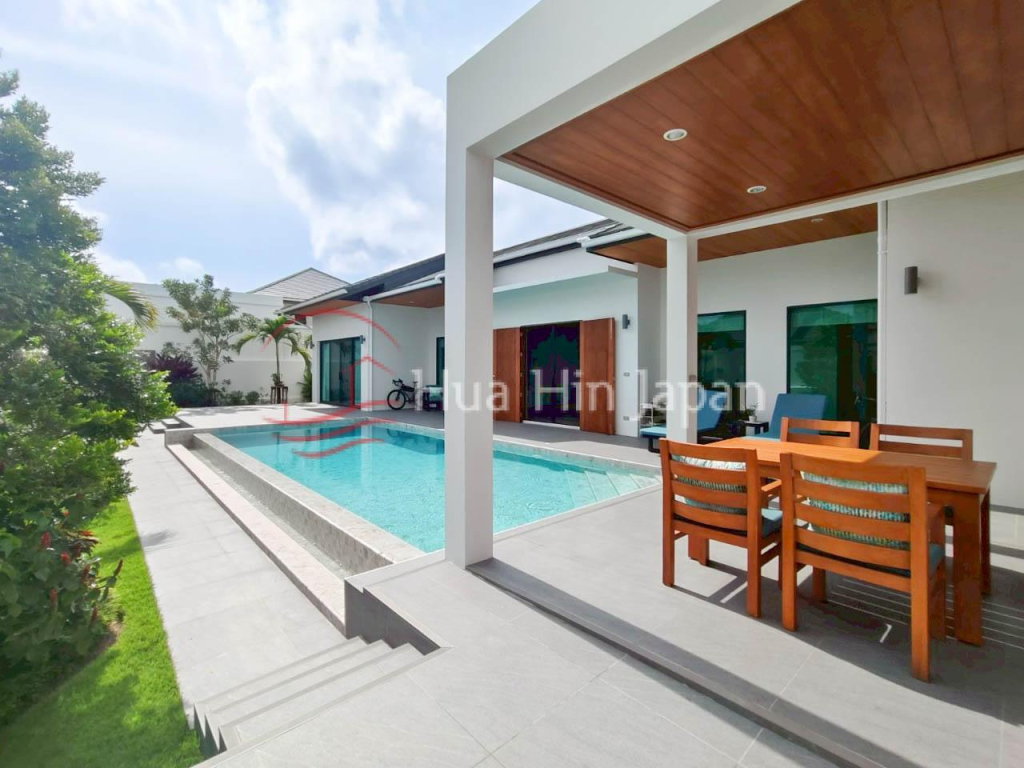 Very Solid Tropical-Modern Style 3 Bedroom  Pool Villa Close to Pineapple Valley Golf in Hua Hin for Rent (Completed in 2024, Fully Furnished) - Hua Hin - photo 3